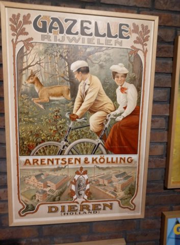 Mooie oude reclame poster